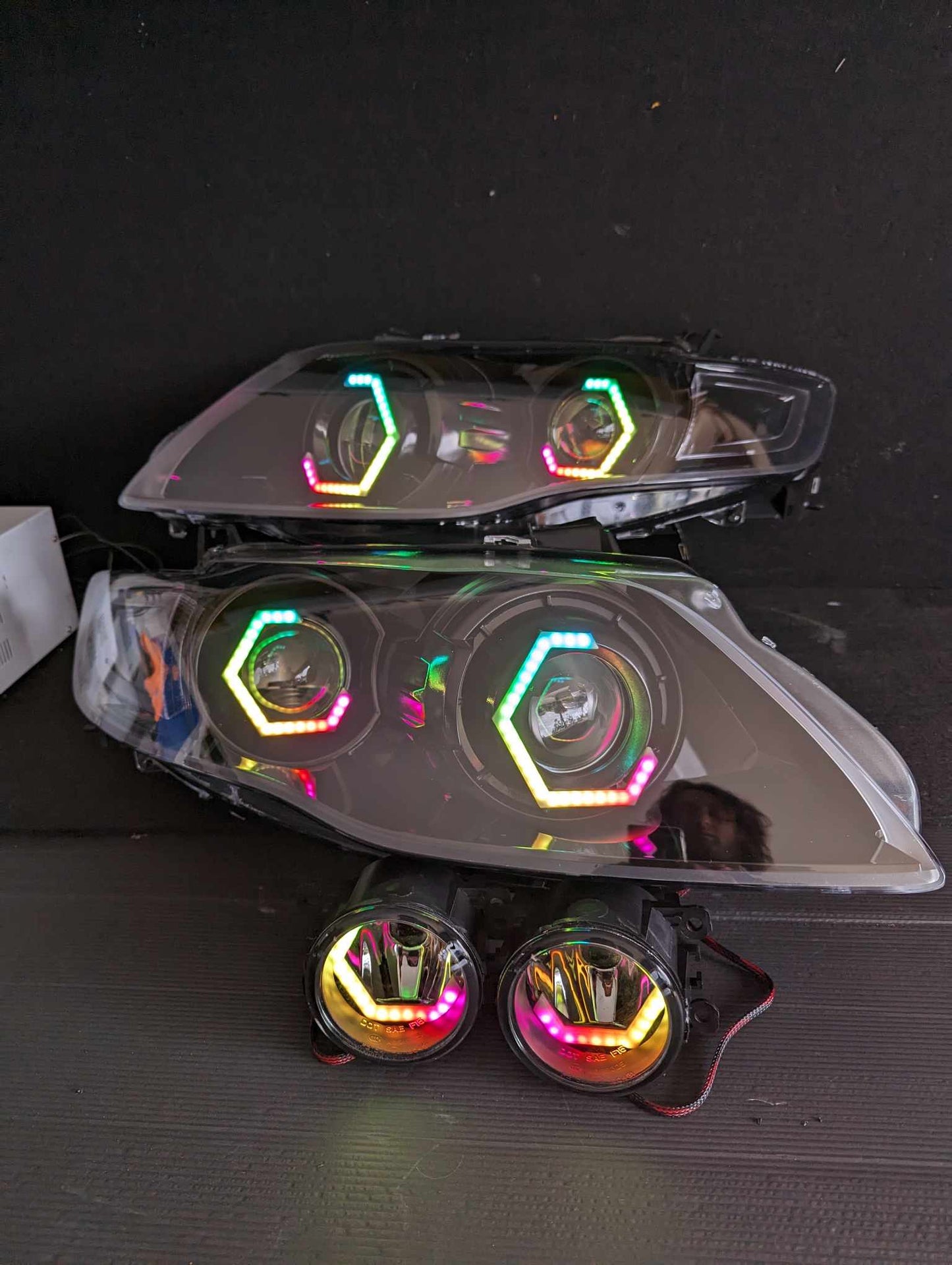 G6/f6  Quad Projector RGB headlights