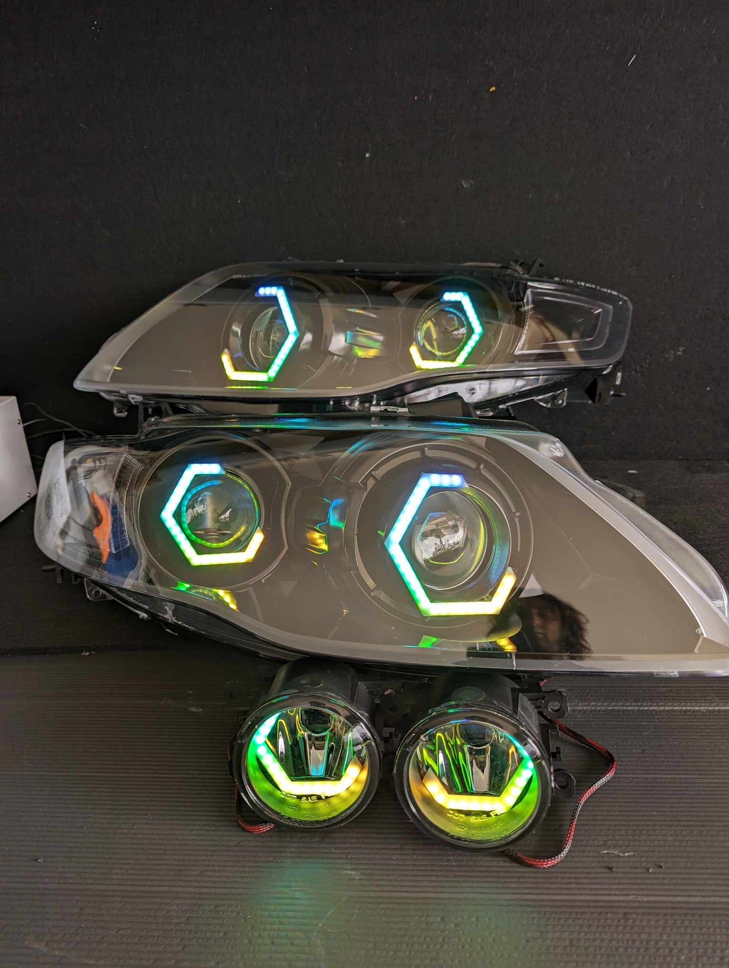 G6/f6  Quad Projector RGB headlights