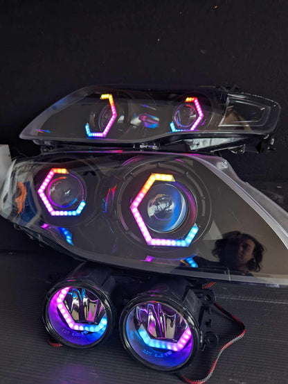 G6/f6  Quad Projector RGB headlights