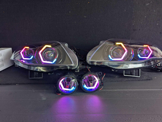 G6/f6  Quad Projector RGB headlights