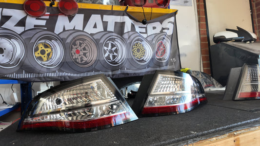 FG SEMI clear tail lights