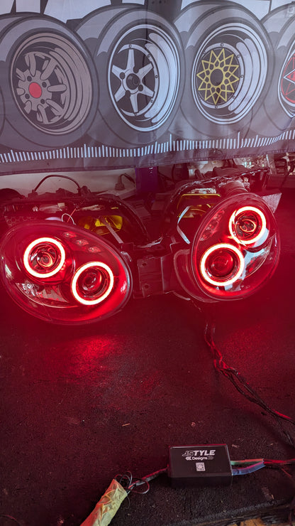 RGB Subaru bugeye headlights