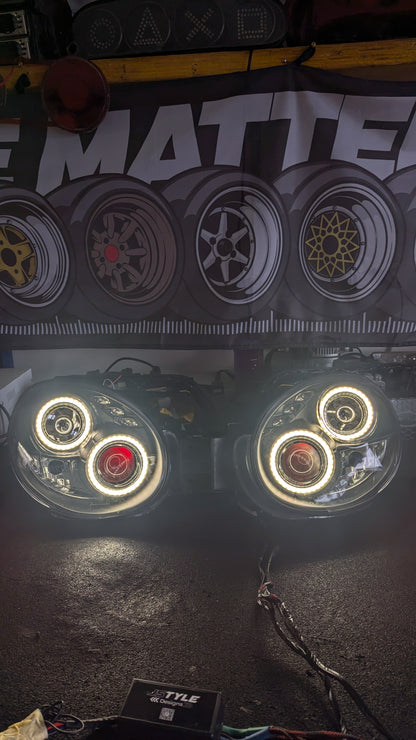 RGB Subaru bugeye headlights